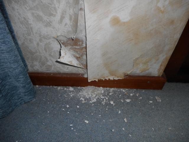 Durchfeuchtete Innenwand